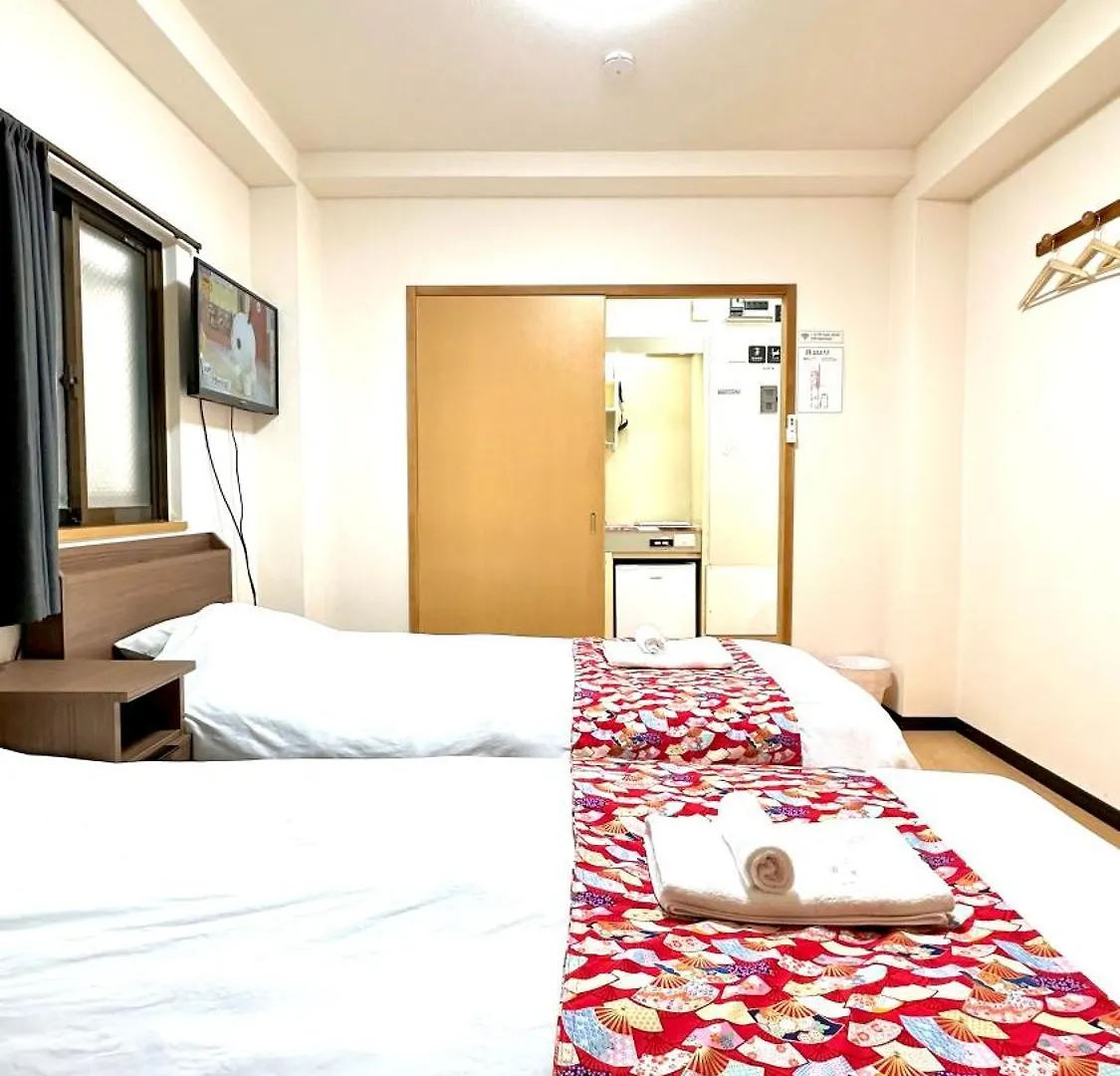 Apartament 101号室花園町駅と萩之茶屋駅各徒歩2分ベット2台専用バスルーム付きな格安民泊 Osaka